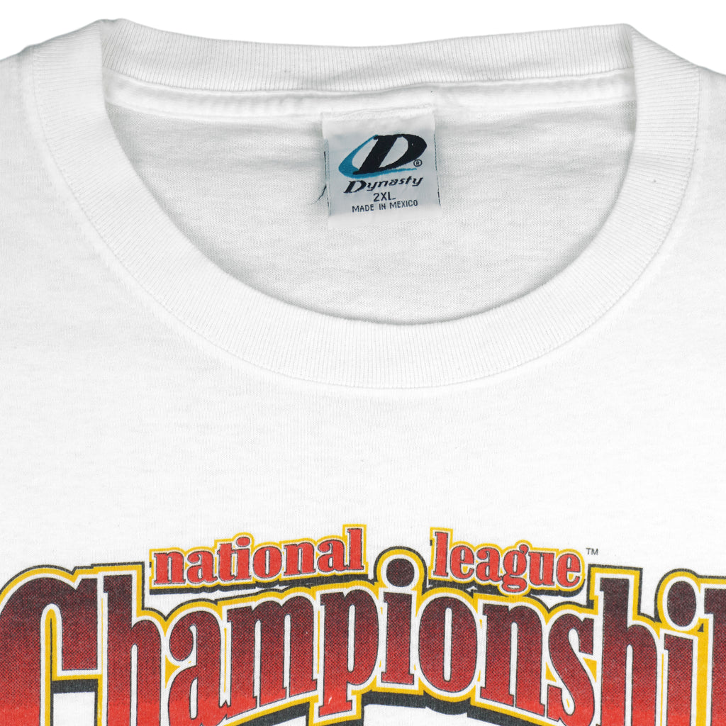 MLB (Dynasty) - Braves VS Diamondbacks Matchup T-Shirt 2001 XX-Large Vintage Retro Baseball