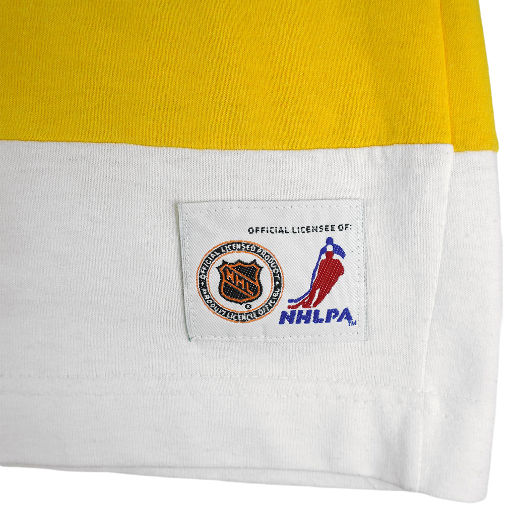 NHL (Nutmeg) - Buffalo Sabres La Fontaine #16 Spell-Out Jersey 1990s Large Vintage Retro Hockey