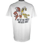 NCAA (Hanes) - Clemson Tigers Vs Wake Forest T-Shirt 1991 X-Large Vintage Retro