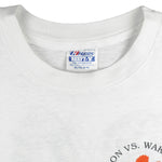 NCAA (Hanes) - Clemson Tigers Vs Wake Forest T-Shirt 1991 X-Large Vintage Retro