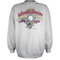 MLB (Tultex) - Braves VS Twins World Series Sweatshirt 1991 XX-Large Vintage Retro Baseball