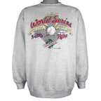 MLB (Tultex) - Braves VS Twins World Series Sweatshirt 1991 XX-Large Vintage Retro Baseball