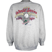 MLB (Tultex) - Braves VS Twins World Series Sweatshirt 1991 XX-Large Vintage Retro Baseball