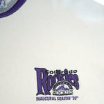 MLB (The Game) - Colorado Rockies, Inaugural Season Sweatshirt 1993 Large Vintage Retro Baseball