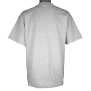 NFL (Logo 7) - Grey Super Bowl XXXIII, Falcons VS Broncos T-Shirt 1999 X-Large Vintage Retro Football