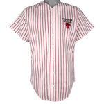 NBA - Chicago Bulls Basketball Pinstripe Jersey 1990s Medium