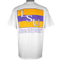 Champion - Louisiana State University LSU Tigers Spell-Out T-Shirt 1990s Large Vintage Retro