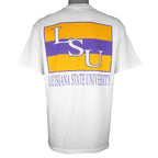 Champion - Louisiana State University LSU Tigers Spell-Out T-Shirt 1990s Large Vintage Retro