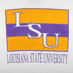 Champion - Louisiana State University LSU Tigers Spell-Out T-Shirt 1990s Large Vintage Retro