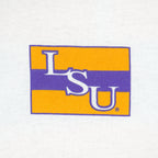 Champion - Louisiana State University LSU Tigers Spell-Out T-Shirt 1990s Large Vintage Retro