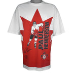 Vintage (Hanes) - Team Canada Paul Henderson Autographed T-Shirt 1997 X-Large Vintage Retro Hockey 