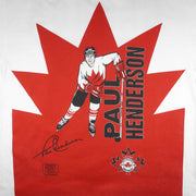 Vintage (Hanes) - Team Canada Paul Henderson Autographed T-Shirt 1997 X-Large Vintage Retro Hockey 