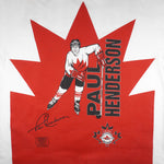 Vintage (Hanes) - Team Canada Paul Henderson Autographed T-Shirt 1997 X-Large Vintage Retro Hockey 