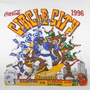 NCAA (Jerzees) - Circle City Classic Pirates VS Rattlers T-Shirt 1996 X-Large Vintage Retro