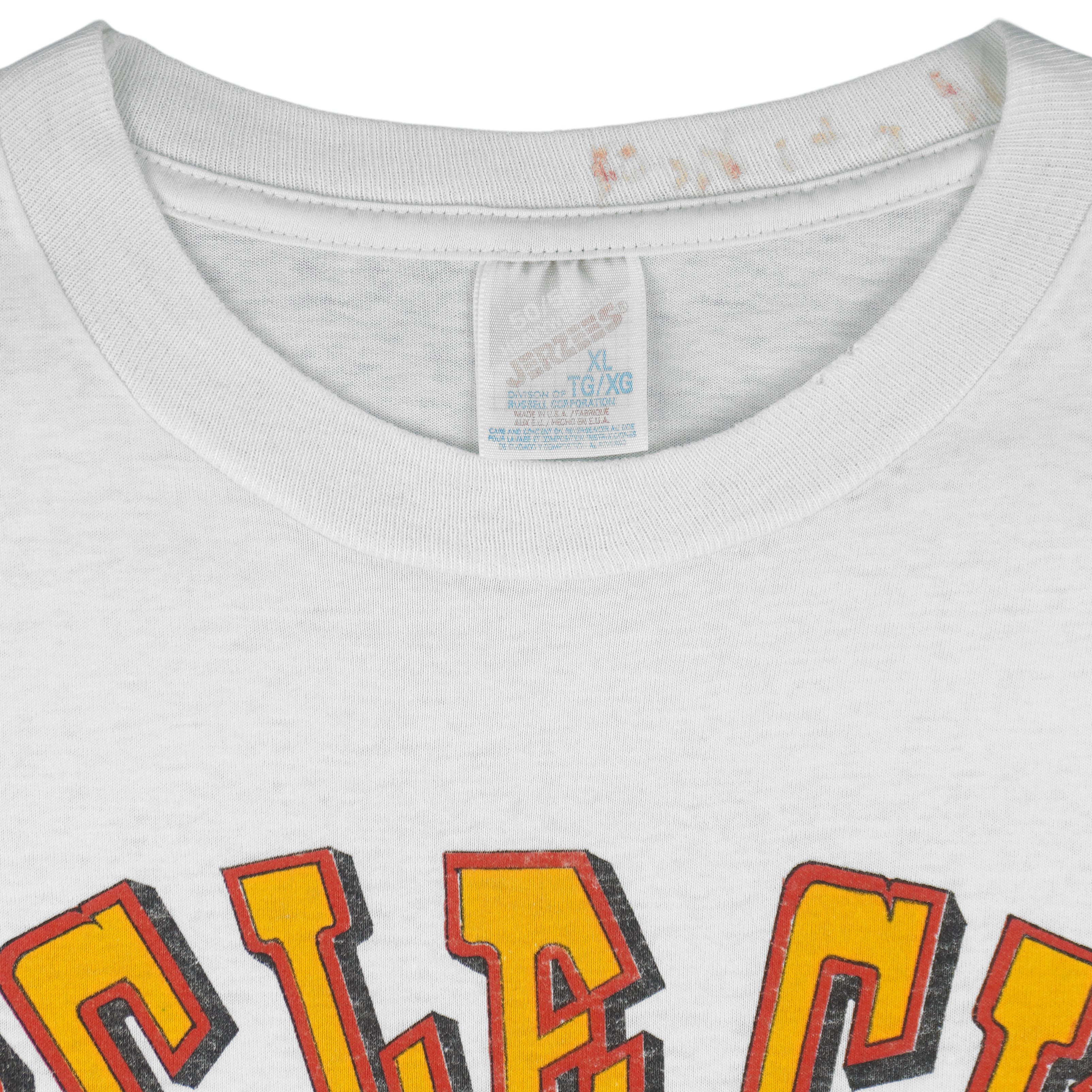 NCAA (Jerzees) - Circle City Classic Pirates VS Rattlers T-Shirt 1996 X-Large Vintage Retro