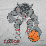 NCAA (Best) - New Mexico Lobos T-Shirt 1990s Large Vintage Retro