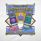Adidas - Cubs Vs Marlins National League Champions Deadstock T-Shirt 2003 X-Large Vintage Retro Baseball