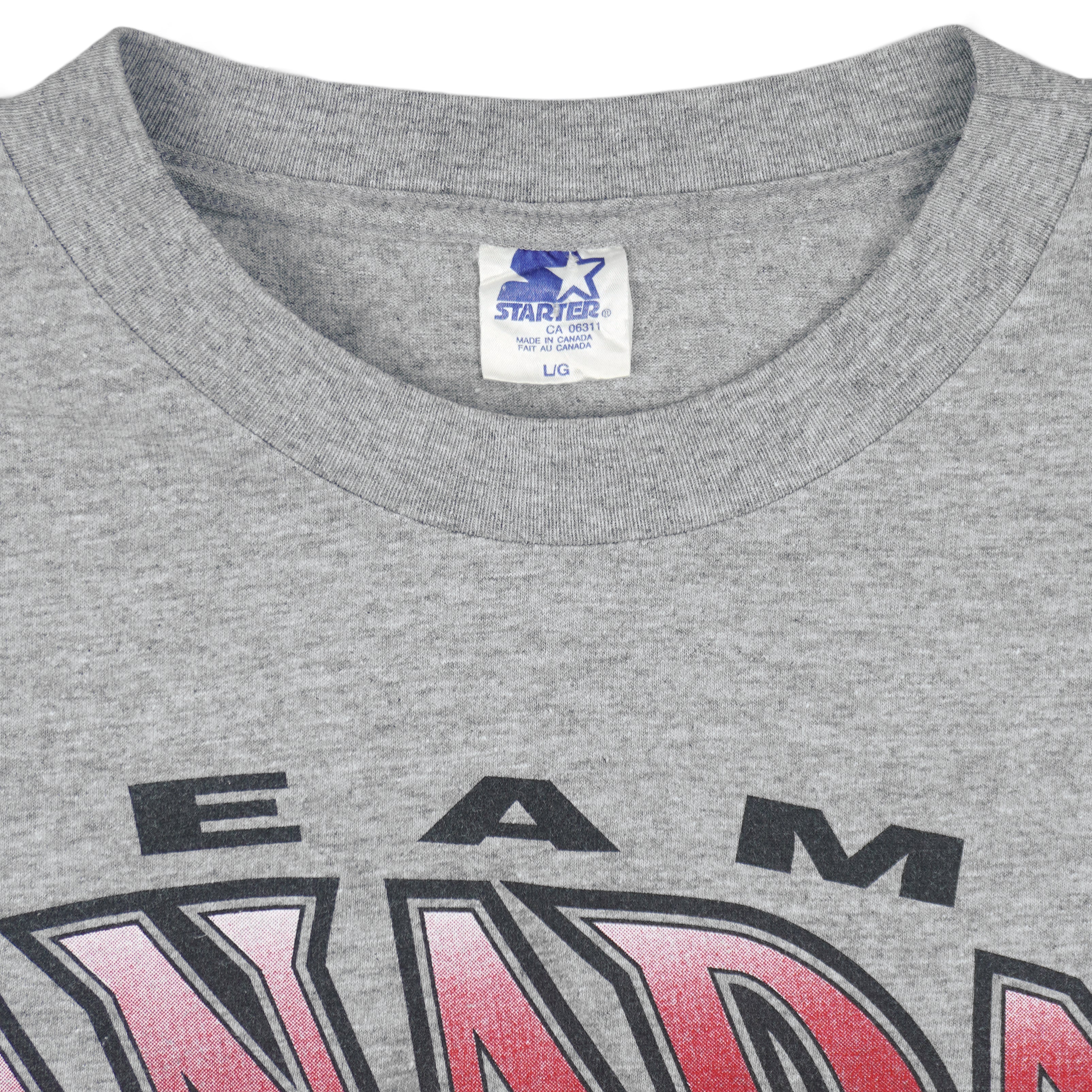 Starter - Team Canada World Cup Of Hockey T-Shirt 1996 Large Vintage Retro Hockey