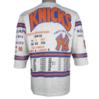 NBA (Long Gone) - New York Knicks Spell-Out T-Shirt 1990s Large Vintage Retro. Basketball