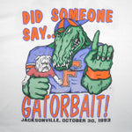 NCAA (TL) - Florida Gators Vs Georgia Bulldogs Single Stitch T-Shirt 1993 X-Large Vintage Retro