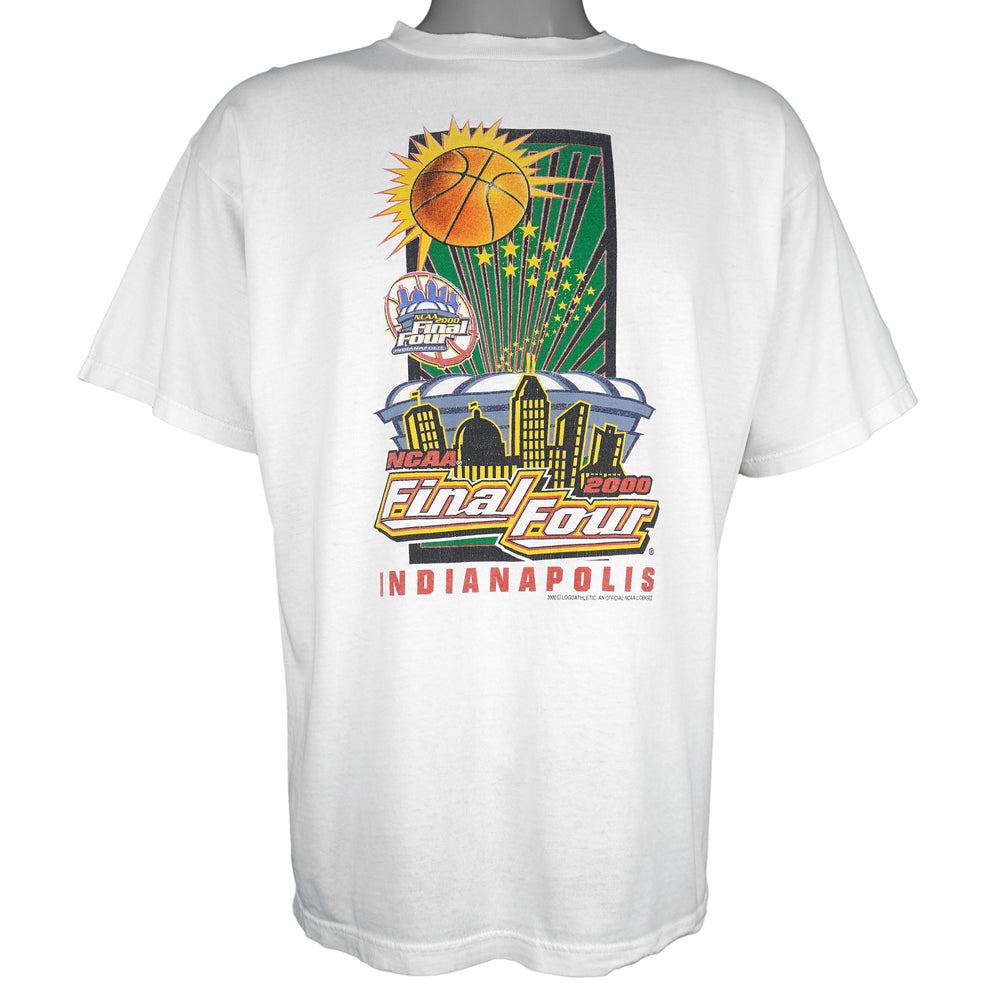 NCAA (Logo Athletic) - Final Four Basketball Champions Indianapolis T-Shirt 2000 Large Vintage Retro
