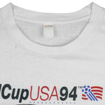 Vintage (AAA) - World Cup USA 94 Country Flags T-Shirt 1994 X-Large Vintage Retro