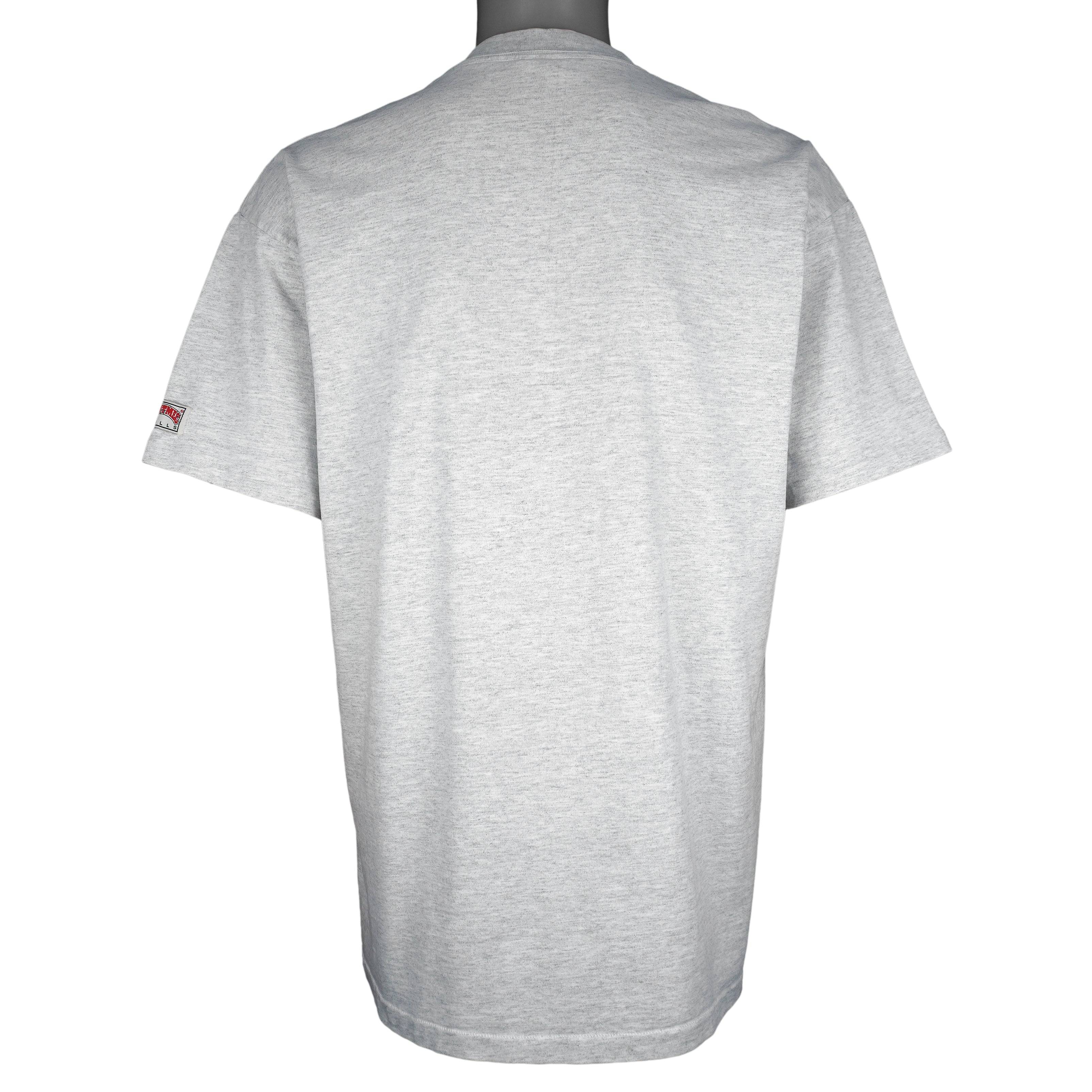MLB (Nutmeg) - Grey Colorado Rockies National League T-Shirt 1991 X-Large Vintage Retro Baseball