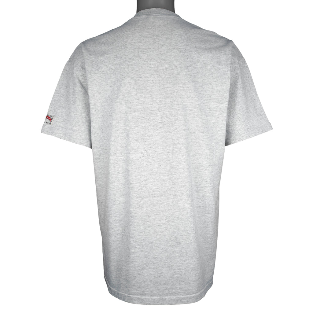 MLB (Nutmeg) - Grey Colorado Rockies National League T-Shirt 1991 X-Large Vintage Retro Baseball