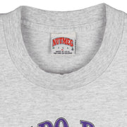 MLB (Nutmeg) - Grey Colorado Rockies National League T-Shirt 1991 X-Large Vintage Retro Baseball
