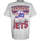 NHL - Winnipeg Jets Big Spell-Out T-Shirt 1990s Medium Vintage Retro