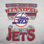 NHL - Winnipeg Jets Big Spell-Out T-Shirt 1990s Medium Vintage Retro