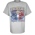 MLB (Lee) - Yankees vs Angels Division Series T-Shirt 2002 Large Vintage Retro Baseball