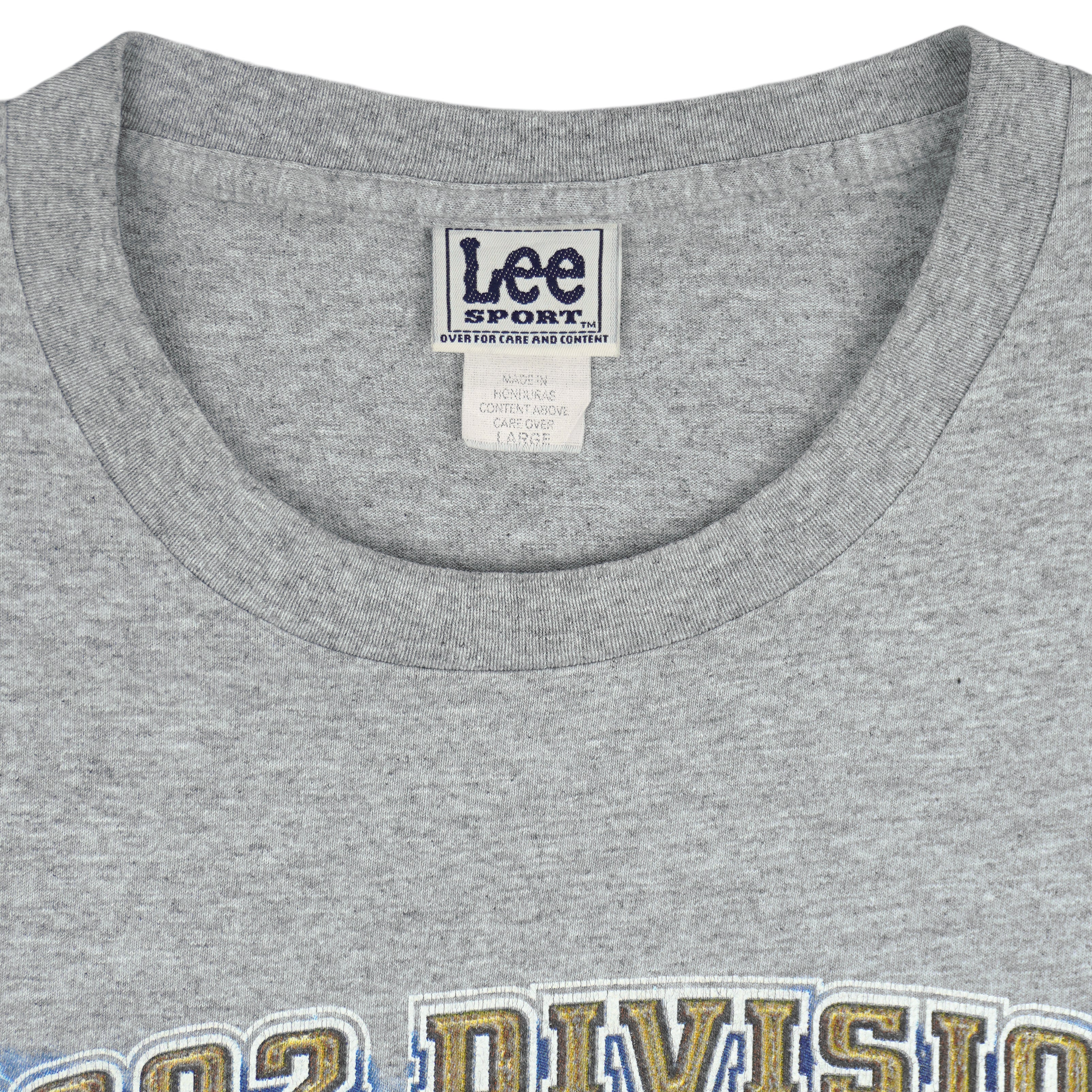 MLB (Lee) - Yankees vs Angels Division Series T-Shirt 2002 Large Vintage Retro Baseball