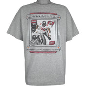 NFL - Tampa Bay Buccaneers Warren Sapp Super Bowl XXXVII T-Shirt 2002 X-Large Vintage Retro Football