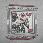 NFL - Tampa Bay Buccaneers Warren Sapp Super Bowl XXXVII T-Shirt 2002 X-Large Vintage Retro Football