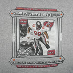 NFL - Tampa Bay Buccaneers Warren Sapp Super Bowl XXXVII T-Shirt 2002 X-Large Vintage Retro Football