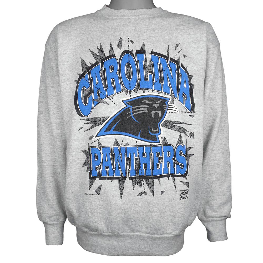 NFL (Tultex) - Carolina Panthers Big Logo Crew Neck Sweatshirt 1993 X-Large Vintage Retro Football