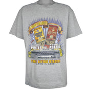 MLB (Lee) - Pirates vs Astros Matchup Three Rivers Stadium T-Shirt 2000 Medium Vintage Retro Baseball