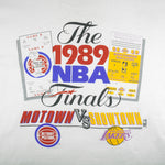 NBA (Salem) - Motown vs Showtown Finals Champs T-Shirt 1989 Medium Vintage Retro Baseball