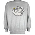 Vintage (Blitzz Studios) - Popeye Embroidered Crew Neck Sweatshirt 1990s Large Vintage Retro