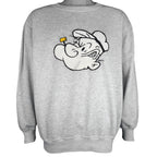 Vintage (Blitzz Studios) - Popeye Embroidered Crew Neck Sweatshirt 1990s Large Vintage Retro