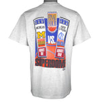 NCAA (Salem) - Wolverines vs Tar Heels Final Four New Orleans T-Shirt 1993 Large Vintage Retro Basketball