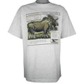 Vintage (Harborside Graphics) - Moose Alces Americana T-Shirt 1990s X-Large Vintage Retro