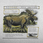 Vintage (Harborside Graphics) - Moose Alces Americana T-Shirt 1990s X-Large Vintage Retro