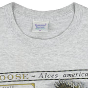 Vintage (Harborside Graphics) - Moose Alces Americana T-Shirt 1990s X-Large Vintage Retro
