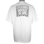 NHL (Hanes) - Cincinnati Cyclones Hockey Single Stitch T-Shirt 1994 XX-Large Vintage Retro Hockey
