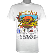 NCAA (Logo 7) - Basketball Final Four Champions Denver Colorado T-Shirt 1990 Medium Vintage Retro