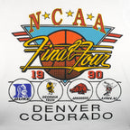 NCAA (Logo 7) - Basketball Final Four Champions Denver Colorado T-Shirt 1990 Medium Vintage Retro