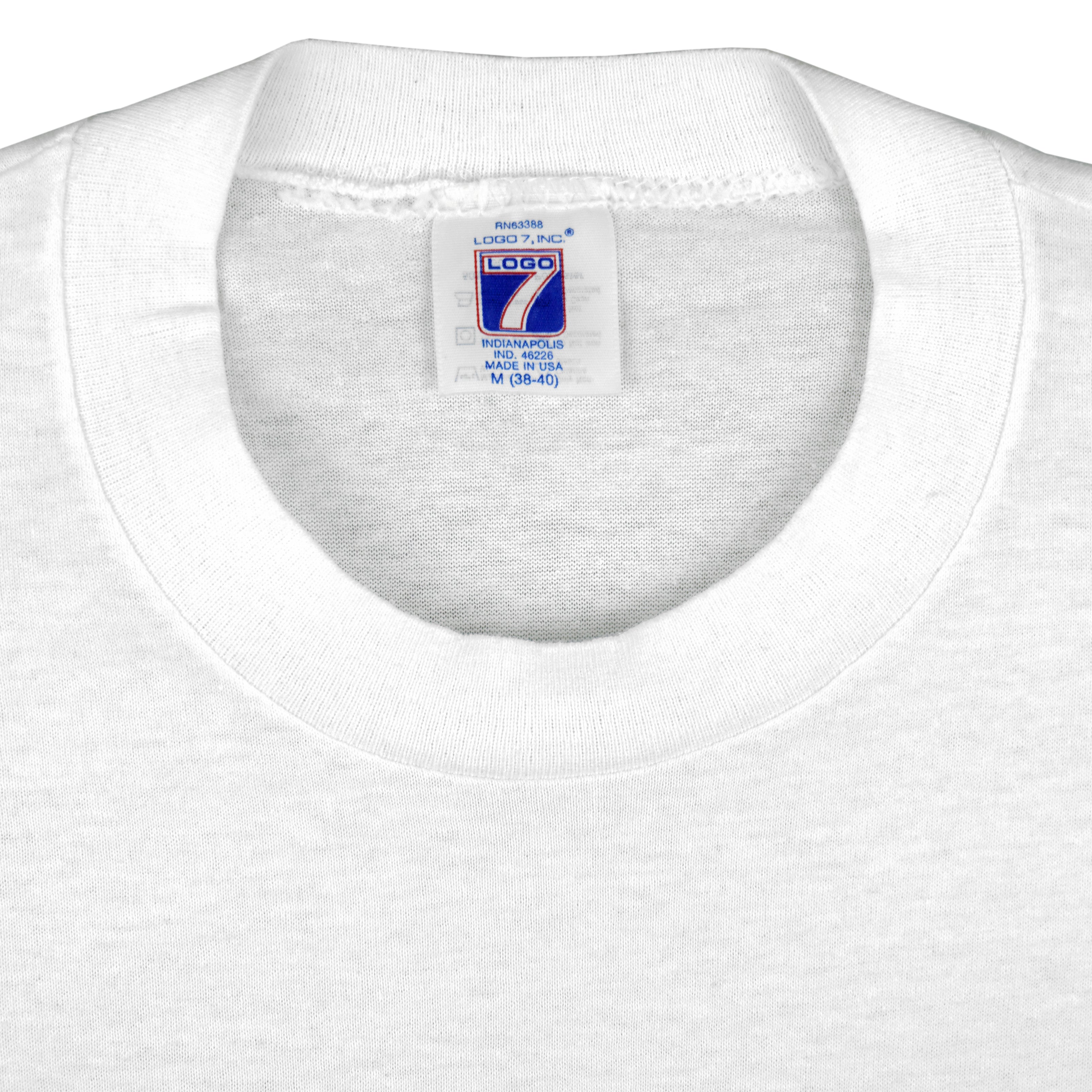 NCAA (Logo 7) - Basketball Final Four Champions Denver Colorado T-Shirt 1990 Medium Vintage Retro