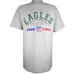 NFL (Riddle) - Philadelphia Eagles T-Shirt 1995 Medium Vitage Retro Football